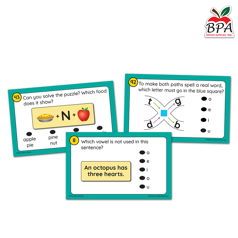 Teacher Created Resources • Power Pen Play: Word Puzzles Gr. 1–2